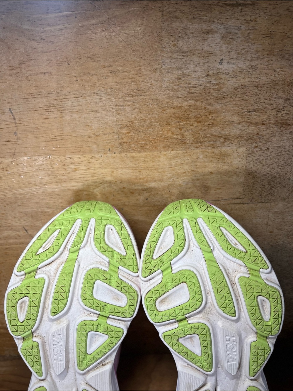 Hoka One One Bondi 8 REFLECTIVE Womens Size 8 Running Shoes Sneakers Pink Blue - Picture 11 of 13